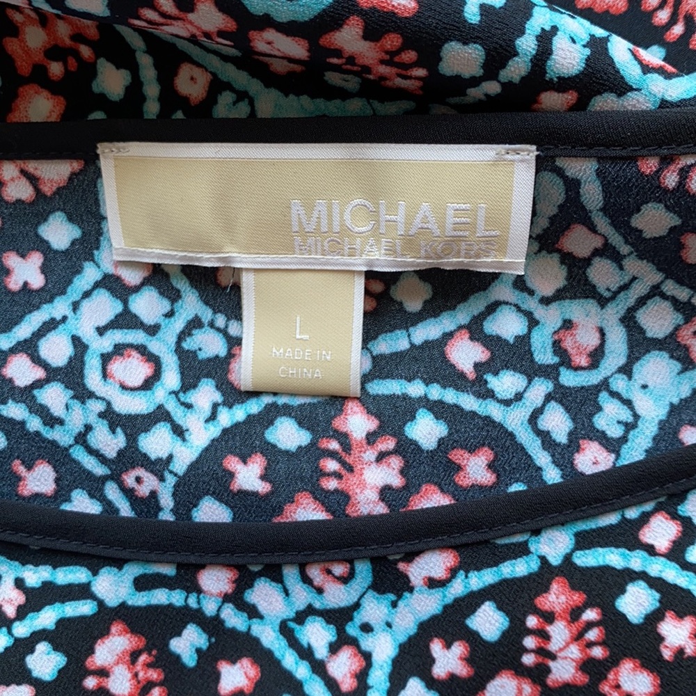 EUC MICHAEL Michael Kors top sz large - Picture 5 of 6